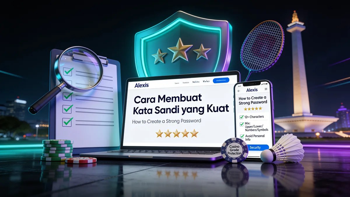 Cara Membuat Kata Sandi yang Kuat — alexis di Indonesia